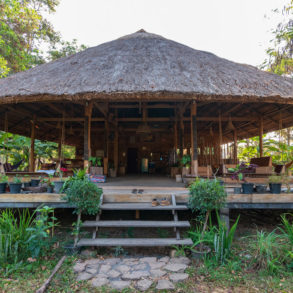 zone de restauration sur Fandee Island-Bolovens-Laos