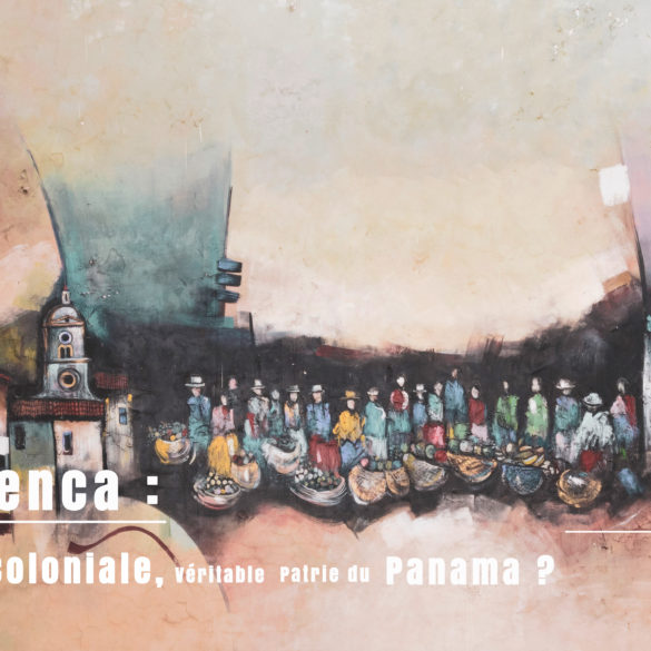 peinture murale dans le marché de Cuenca : la ville colonilae d' Equateur