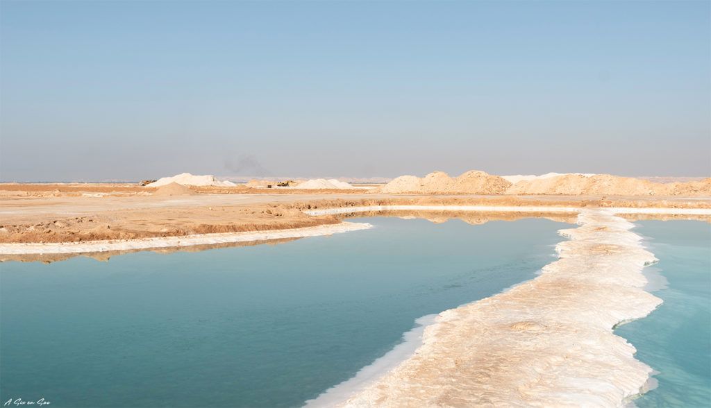 les lacs salés de l'oasis de Siwa pendant nos 6 semaines en Egypte