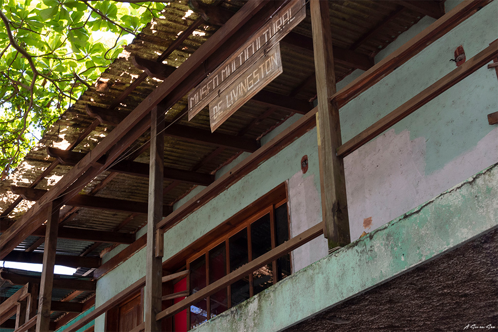 petit musée dans le centre de Livingston sur la ville et les Garifunas au Guatemala
