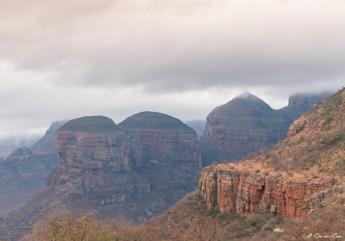 les Three Rondavels de la province du Mpumalanga aux portes du parc Kruger ( et son emblématique Blyde River Canyon )