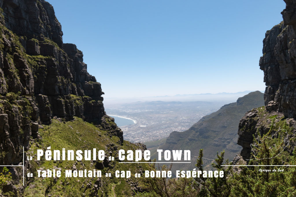 Afrique du Sud : vue sur Cape Town depuis Platteklip Gorge